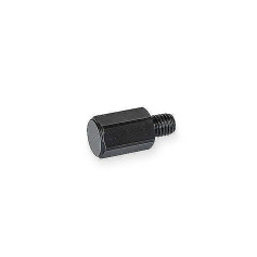 Ganter Positioning and Supporting Elements with Threaded Stud 408.1-ST-16-M6-G