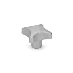 Ganter Hand Knobs, Aluminum 6335-AL-80-M16-E-MT