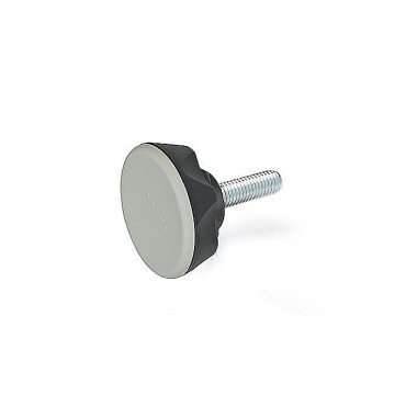 Ganter Star Knobs with Threaded Stud, Plastic 636.4-70-M10-30-DGR