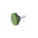 Ganter Star Knobs with Threaded Stud, Plastic 636.4-70-M10-50-DGN