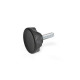Ganter Star Knobs with Threaded Stud, Plastic 636.4-70-M12-30-DSG