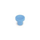 Ganter Knurled Knobs, Plastic, Threaded Bushing Brass 676-35-M8-BL