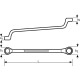 BAHCO Double ring spanner, deep cranked, 12-point, SW 9/16x5/8 2Z-9/16-5/8 Thumbnail