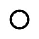 BAHCO Pull ring spanner, deep cranked, 12-point, SW 32 mm 310M-32 Thumbnail