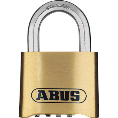 Abus Candado de combinación 180IB/50 B/SB Cuerpo de la cerradura c.52mm MS Combinación roller.4 ABUS 25543 Abus Candado de combinación 180IB/50 B/SB Cuerpo de la cerradura c.52mm MS Combinación roller.4 ABUS 25543