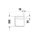 Duravit Halbsäule D-CODE we 0857180000 Miniatura