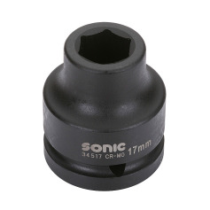 Sonic Llave de vaso de impacto 3/4’’, hexagonal, 28mm 34528
