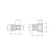 Sonic Llave de vaso de impacto 3/4’’, hexagonal, 65mm 34565 Miniatura