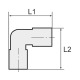Riegler Conector angular enchufable POM, casquillo 15 mm, manguera Ø exterior 15 110345 Miniatura