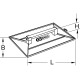 KS Tools Fratás de ABS negro, rectangular 144.0525 Miniatura