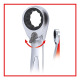 KS Tools Llave combinada de carraca GEARplus, conmutable, 6 mm 503.4606 Miniatura