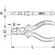 KS Tools Alicate de corte diagonal BERYLLIUMplus 200 mm  962.0333 Miniatura