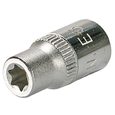 SW-Stahl Spanner socket, 1/4”, E-profile, E6 05460L
