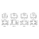 AMF Base angular No.6843 2 estable 94029 Miniatura