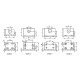 AMF Base angular No.6843NI 5 estable en VA 95190 Miniatura