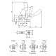 AMF Abrazadera vertical ESD 6800ESD-2 562486 Miniatura
