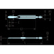 FACOM Drillzange 10 445.10R Miniatura
