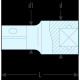 FACOM Verlaengerung 1/2” 75 mm S.208 Miniatura