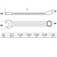 BGS Llave combinada | 34 mm 1084 Miniatura