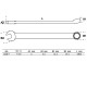 BGS Llave combinada extra larga 7 mm 1228-7 Miniatura