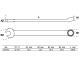 BGS Llave combinada | extralarga | 32 mm 1229-32 Miniatura