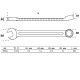 BGS Llave combinada | 4 mm 30554 Miniatura