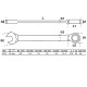 BGS Llave combinada de carraca | ajustable | 12 mm 6712 Miniatura
