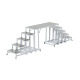MUNK Modular work platform extension module 2 3rd step 50412 Miniatura