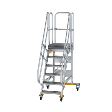 MUNK Platform stairs 60° movable step width 600 mm 6 steps 600706