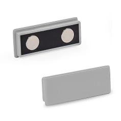 Ganter Imanes, forma rectangular, con carcasa de plástico GN 53.2-ND-55-GR