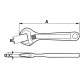 BAHCO Llave ajustable, ajustable lateralmente, robusta 97C Miniatura
