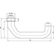 OGRO Pièce de perçage de poignée de porte profilée OGRO 8100V AL 8mm Alu.F1 oblique OGRO 90055000075 Vignette OGRO Pièce de perçage de poignée de porte profilée OGRO 8100V AL 8mm Alu.F1 oblique OGRO 90055000075 Vignette
