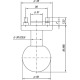 OGRO Bouton boule anti-feu OGRO 3548/6500 AL FS Alu.F1 Rosace ronde feuille pleine OGRO 90055021574 Vignette OGRO Bouton boule anti-feu OGRO 3548/6500 AL FS Alu.F1 Rosace ronde feuille pleine OGRO 90055021574 Vignette