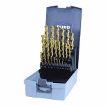 Ruko Jeux de forets DIN 338 type TL 3000 HSS TiN taillés meulés en cassette ABS 258215TRO Vignette Ruko Jeux de forets DIN 338 type TL 3000 HSS TiN taillés meulés en cassette ABS 258215TRO