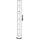 Vigor SUPPORT MURAL PERFORÉ M V6000-047M Vignette