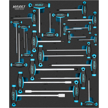HAZET Module d’outils « Système d’insert de sécurité » 163D-5/24
