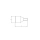 Sonic 1/4’’ hexagon socket bit insert, 6mm 8142006 Vignette