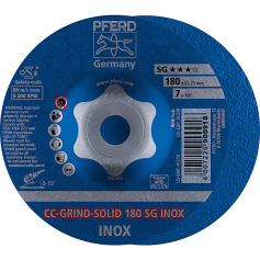 PFERD Meule CC-GRIND-SOLID CC-GRIND-SOLID 180 SG INOX 64186180