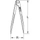 KS Tools Compas simples, 400 mm 300.0413 Vignette