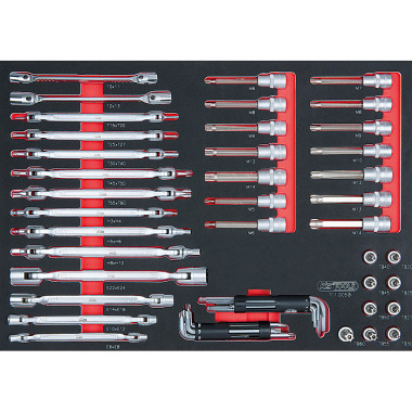 KS Tools SCS Module de clés, 53 pcs, modules système 1/1 711.0053