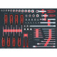 KS Tools SCS 1/4+3/8+1/2 Module de douilles, 75 pcs, modules système 1/1 711.0075 Vignette