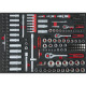KS Tools 1/4+3/8+1/2 Module de douilles, 179 pcs, modules système 1/1 711.0179 Vignette