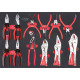 KS Tools SCS Module de pinces, 12 pcs, modules système 1/1 711.1012 Vignette