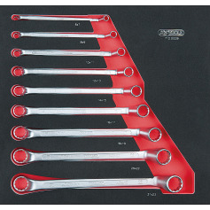 KS Tools SCS Module de clés polygonales, 9 pcs, modules système 2/3 712.0009
