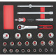 KS Tools SCS 1/2 Module de douilles, 26 pcs, modules système 2/3 712.0026 Vignette