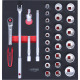 KS Tools SCS 1/2 Module de douilles, 29 pcs, modules système 2/3 712.1029 Vignette