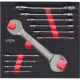 KS Tools SCS Module de clés à fourche 6-41mm, 11 pcs, modules système 2/3 712.3011 Vignette