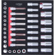 KS Tools SCS 1/2 Module de douilles, 40 pcs, modules système 2/3 712.4040 Vignette