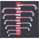 KS Tools SCS Module de clés à pipe débouchées, 11 pcs, modules système 2/3 712.7011 Vignette