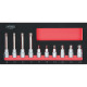 KS Tools SCS Module de douilles, XZN, 10 pcs, modules système 1/3 713.4010 Vignette
